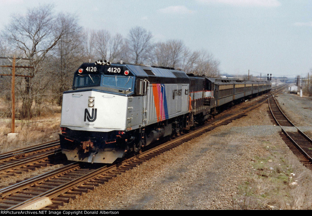 NJT e/b at Brook